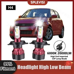 9003/H4 LED Headlight High Low Beam Bulbs 20000LM 9V-36V 200W/Pair For Suzuki Swift 2005 2006 2007 2008 2009 2010