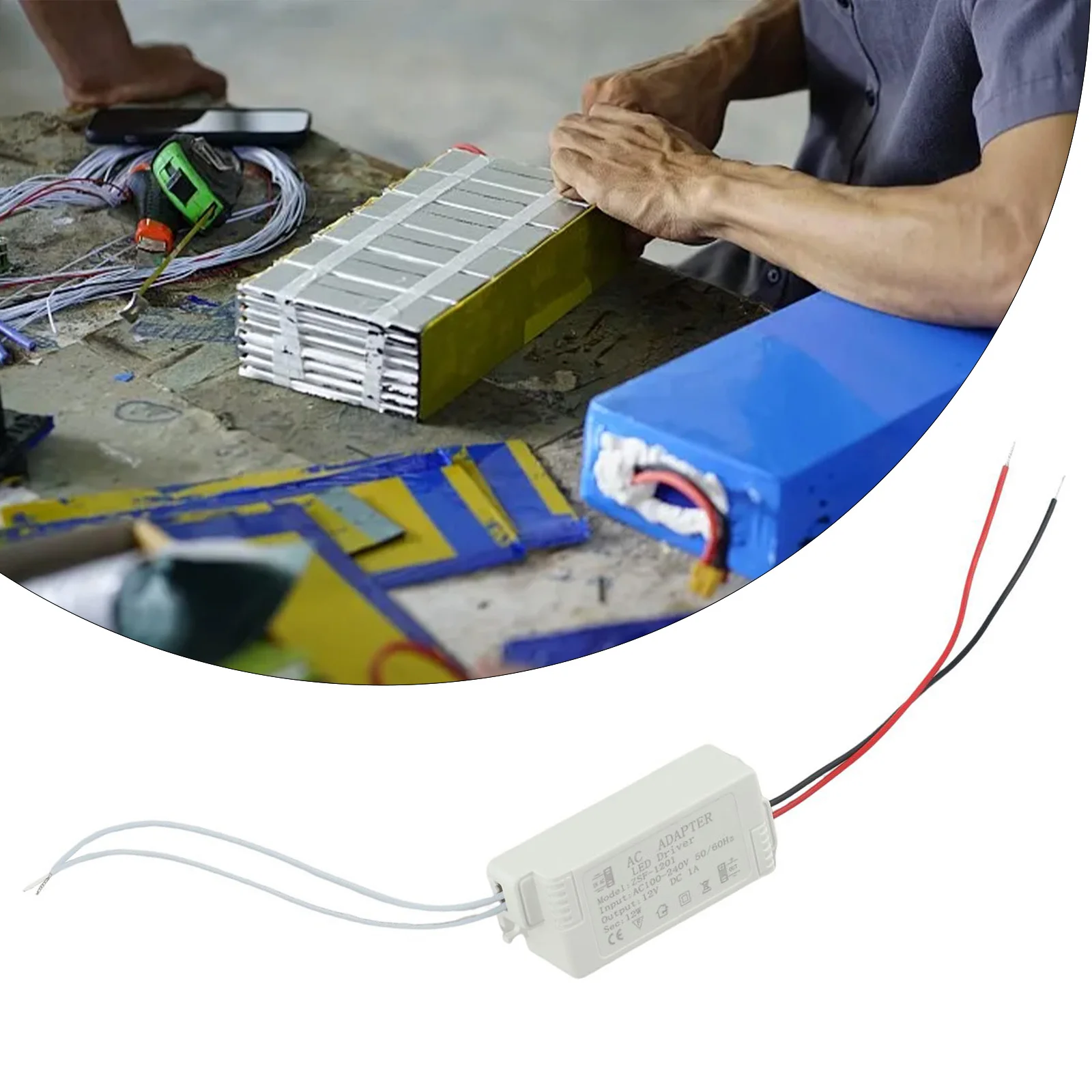 1 Pcs Driver Adapter AC 220 -240V To DC 12V Transformer Power Supply Strip LED Driver Switch Household Accessories