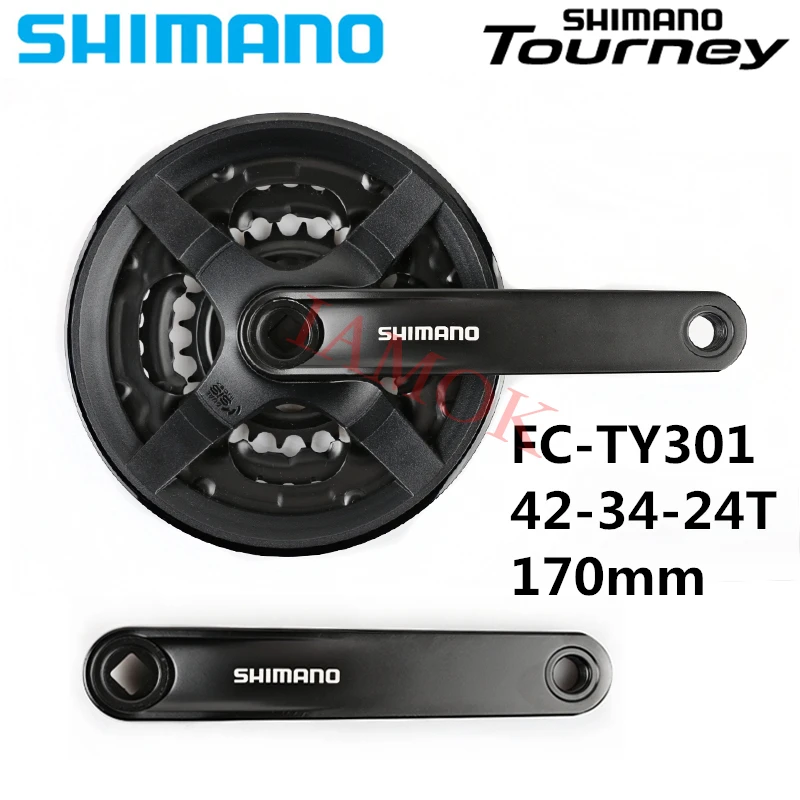 SHIMANO TOURNEY Bike 7 Speed Derailleur Kit FC-TY301 Chainwheel Iamok SL-M315 Shifter RD-TY300 Derailleurs Bicycle Parts