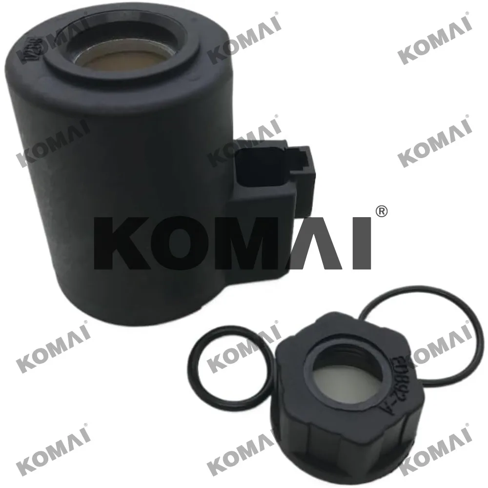 

XOJOX 1PC excavator parts solenoid valve coil EC210/240/290B rotary safety lock pilot (Pin DC12V)