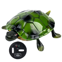 Children Novelty Funny Remote Control Turtle Toy Electric Walking Tortoise Model with Glowing Eyes Kids Toys Gift for Boys Girls