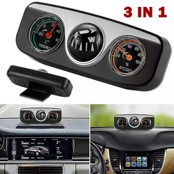 Car Styling Navigation Dashboard Car Compass Thermometer Hygrometer For Car Boat Direction Pointing Guide Ball Shaped Compass