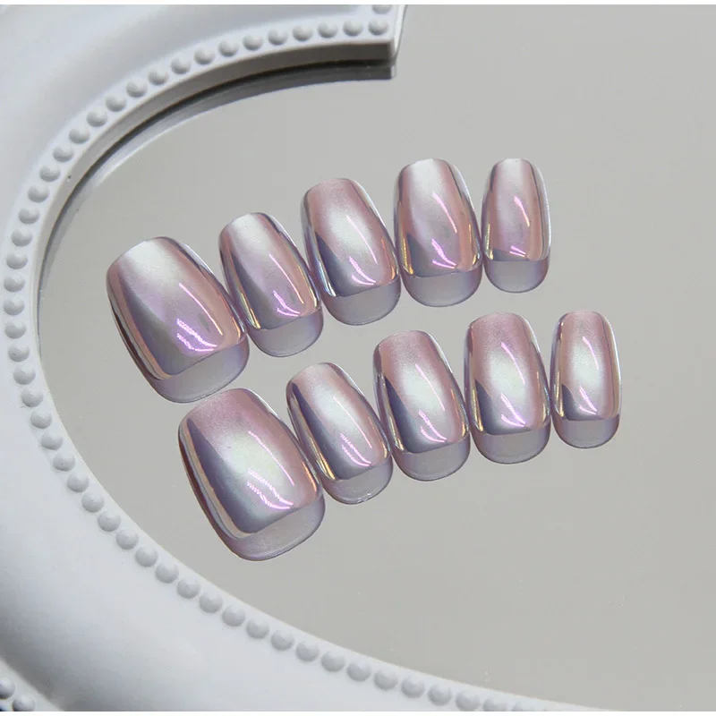 Silk Mirror Aurora Nail Powder Nails Glitter Dust Chrome Powder Shell Mirror Pigment Nail Art Supplies Manicure Decoration