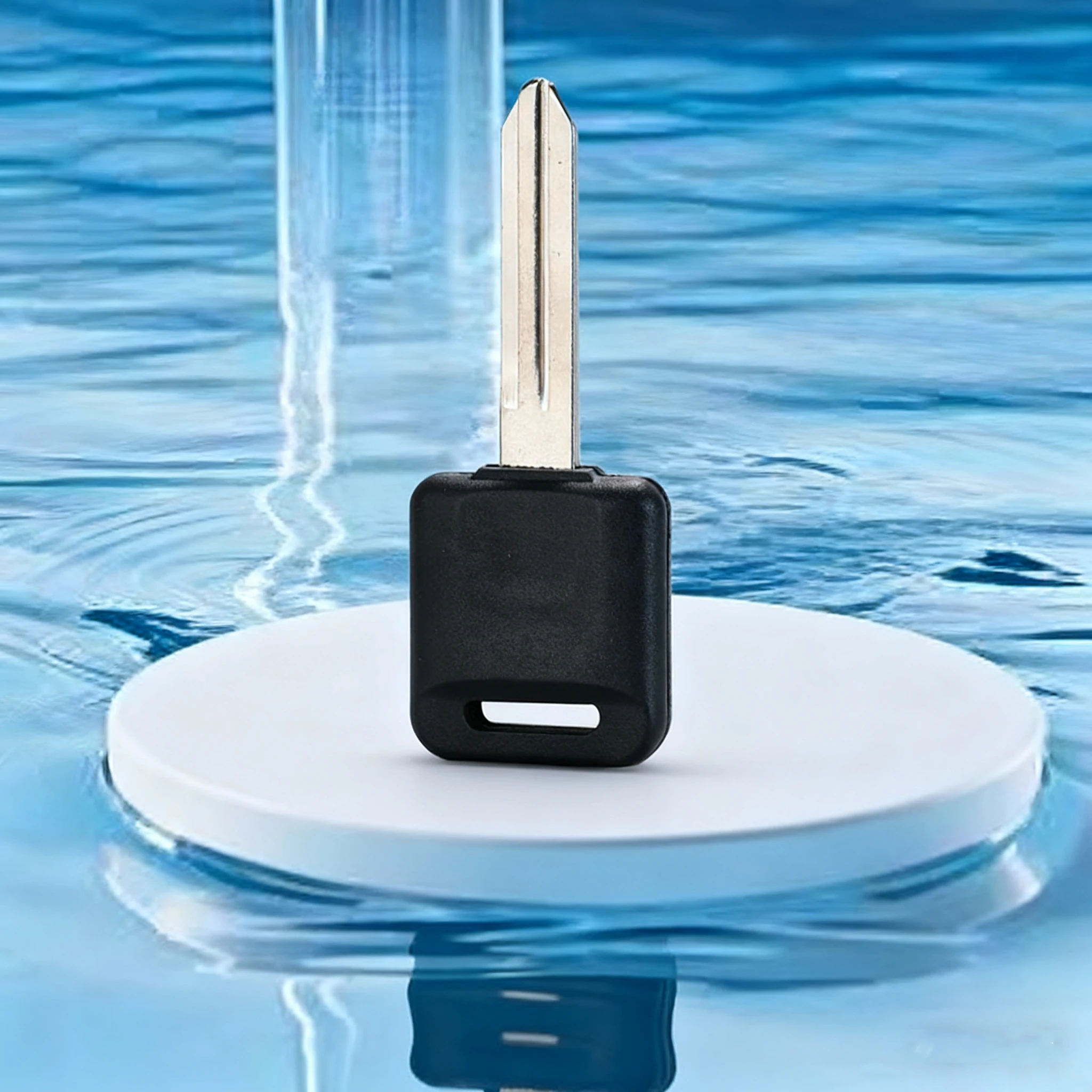 

jingyuqin with Uncut Blade Transponder Remote Car Key Shell Case For Nissan Versa Teana Livina Sylphy Tiida Sunny March X-trail