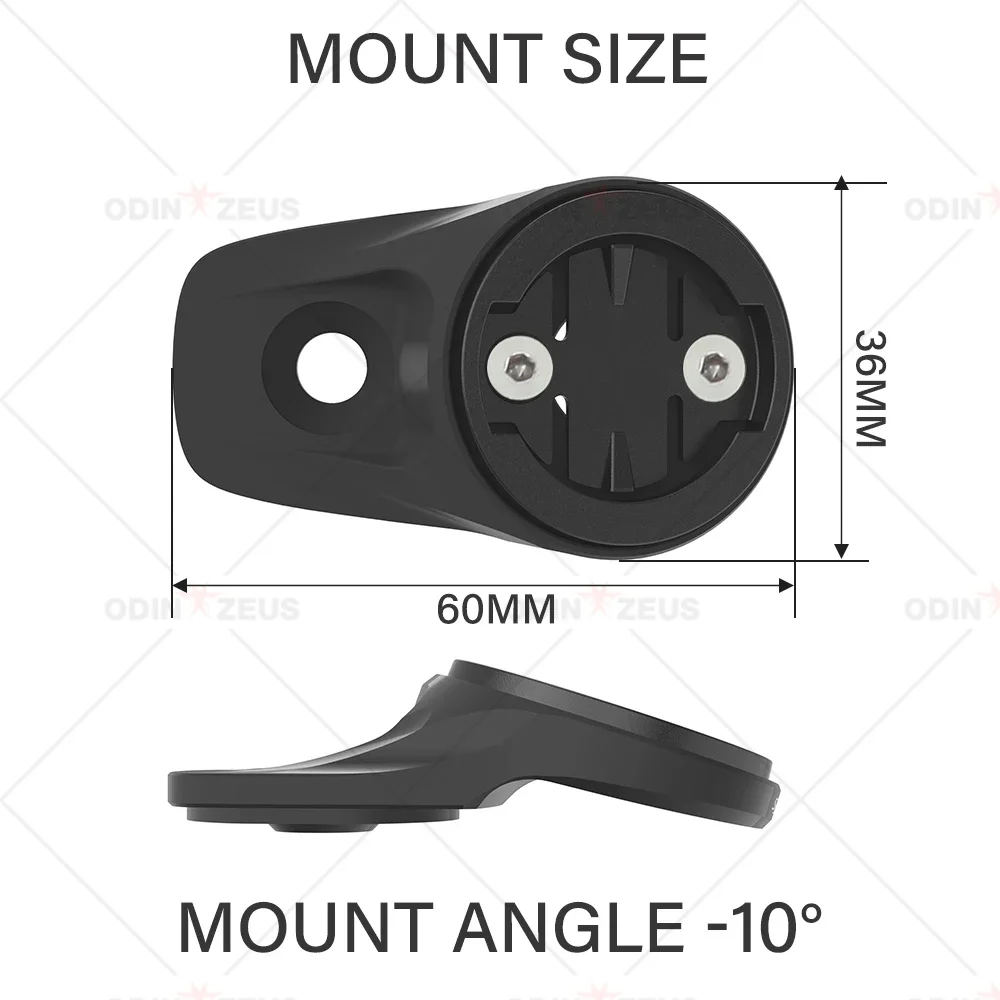 SYNCROS CNC 0°/-10° Aluminum Top Cover Computer Stand for FRASER IC SL WC/DC/XC HANDLERS XC STEM 1.5/2.0 GARMIN/Wahoo/Bryton view 5