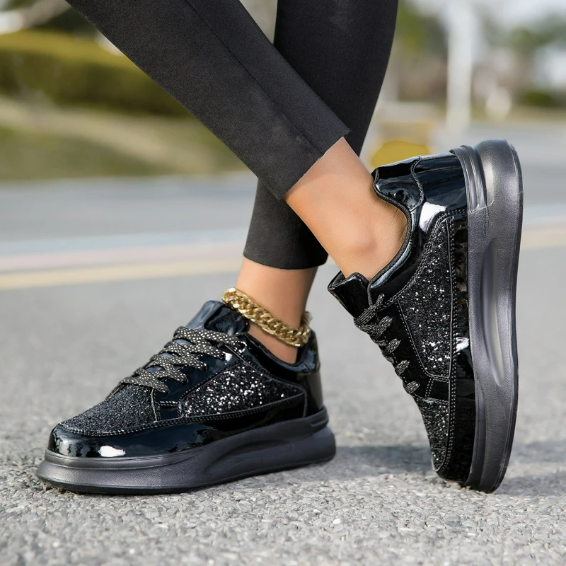 Glimmende casual schoenen voor - Street Fashion Walk recensie en prijs