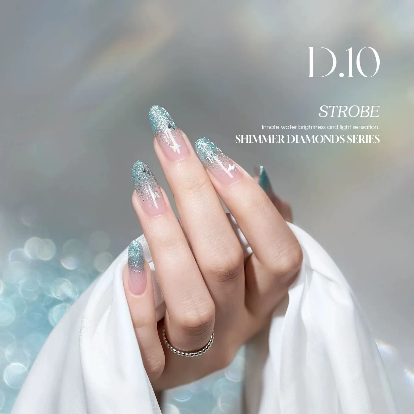 미아넬 12ML 가을 네일 라이트 쉬머 크러쉬드 다이아몬드 젤 네일 폴리쉬 2025 인기 글리터 젤 폴리쉬 화이트 네일 핑크 네일