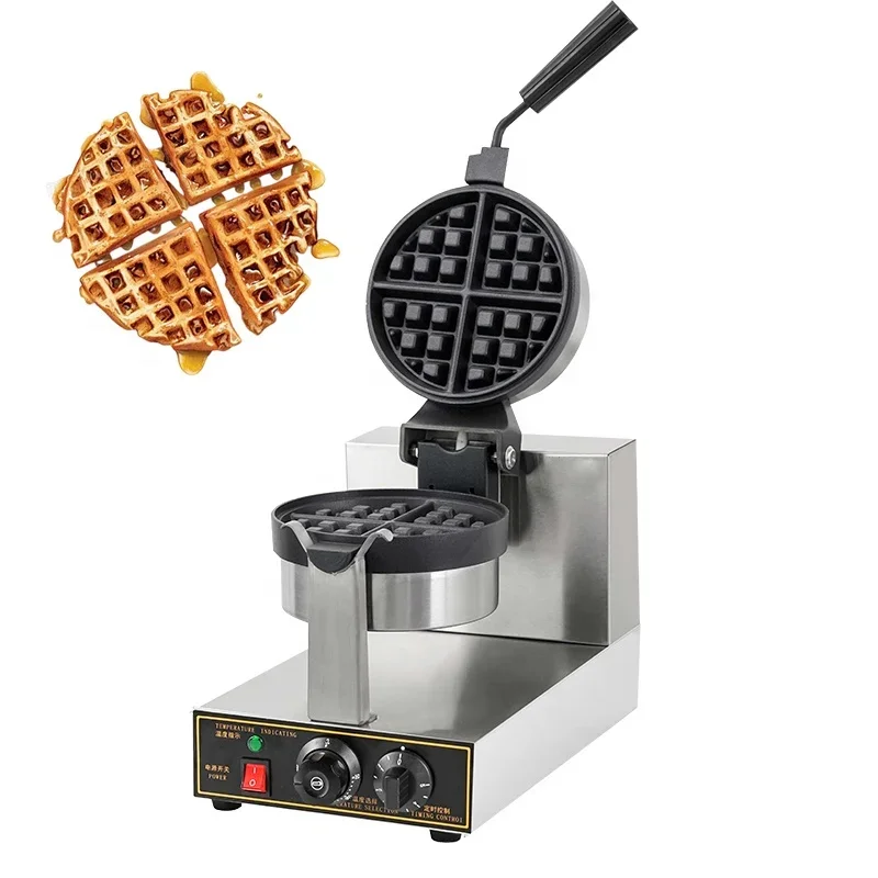 

y Commercial Waffle Baking Machine Snack Equipment Electric Rotary Bubble Waffle Machine Stainless Steel