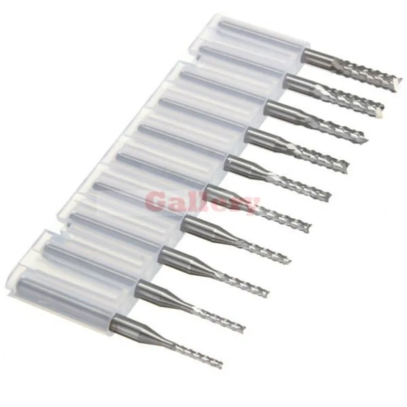 Imagem -02 - Brocas de Gravação de Metal Duro Conjuntos de Brocas de Gravação de 1.3 Mm3 175 mm para Cnc Pcb Rebarbas Rotativas Brocas de Moagem de Madeira Broca Peças de