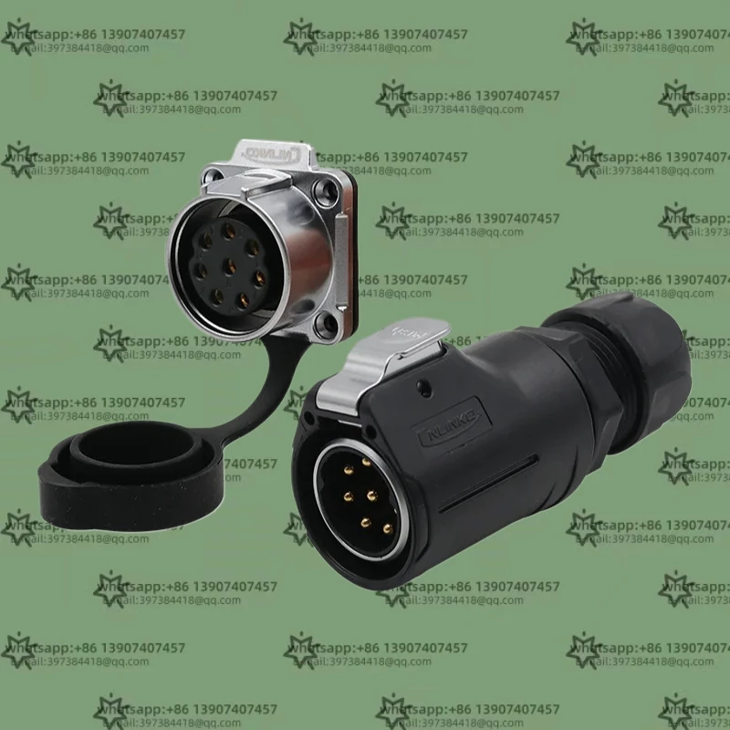 Фото LP28 сильноточный 2-ядерный 50A3-ядерный водонепроницаемый авиационный разъем для быстрой зарядки аккумуляторная розетка для автомобильной зарядки