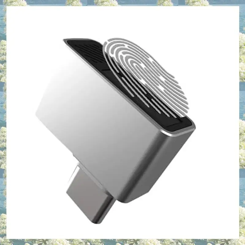 New-Windows Fingerprint Reader For Win10/11, Type C/USB C, 360° Biometric Touch, Fast Safe Sign-In With Encrypt Documents, Durab