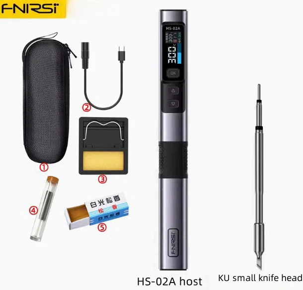 

HS-02 Intelligent soldering iron 100W portable constant temperature welding table welding pen home maintenance welding