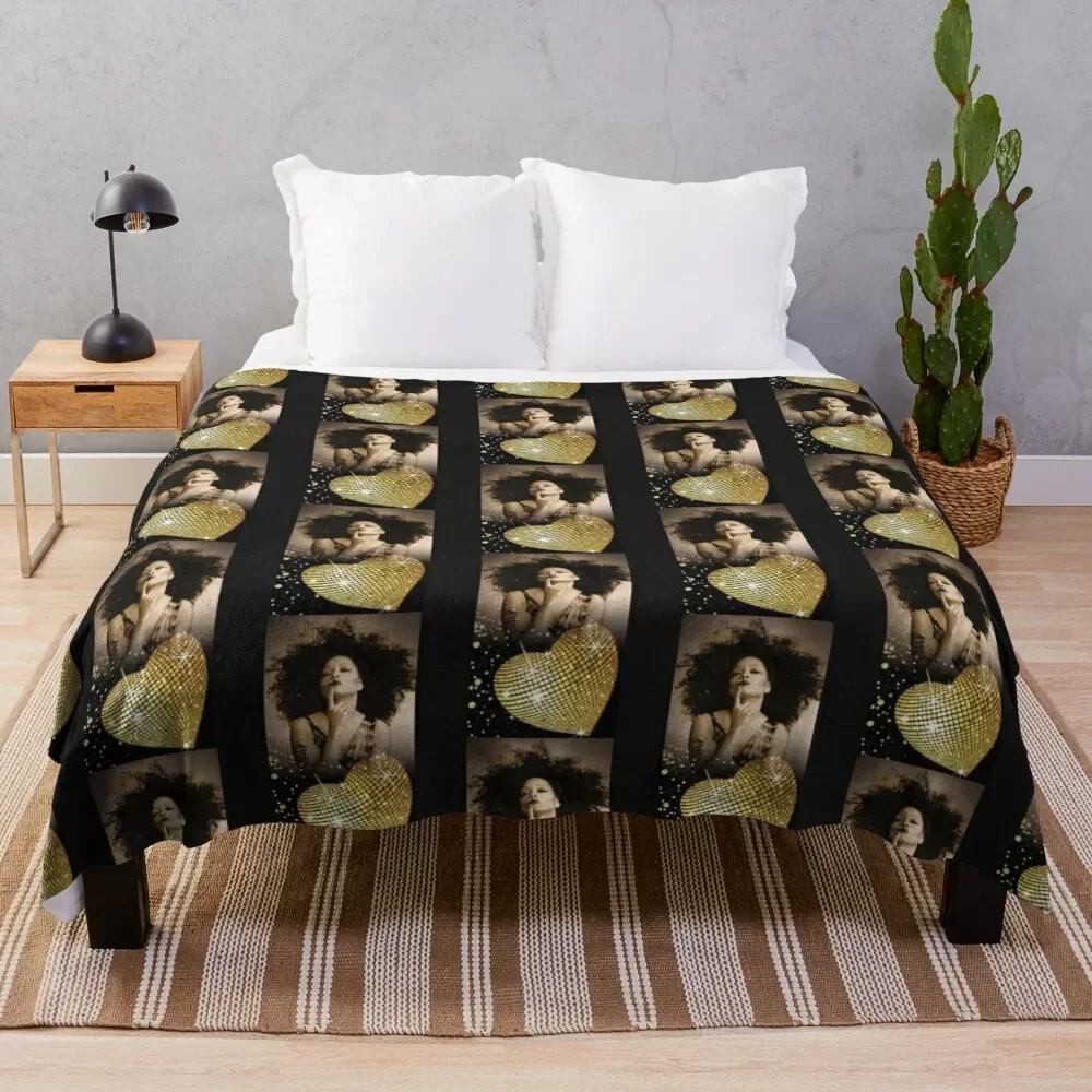 

ALBUM DIANA ROSS Throw Blanket Nap Decorative Sofa Quilt Blankets