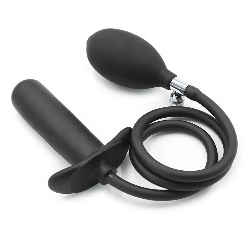Silicone Inflatable Anal Plug Expandable Dildo Pump Butt Plugs Dilator Prostate Anus Extender Dilatador Adult Sex Toys For Women