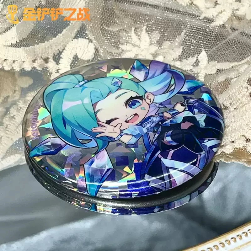 لعبة الرسوم المتحركة الأصلية من League of Legends KDA ألعاب محيطية شارة بروش معدنية مجموعة شخصيات الرسوم المتحركة