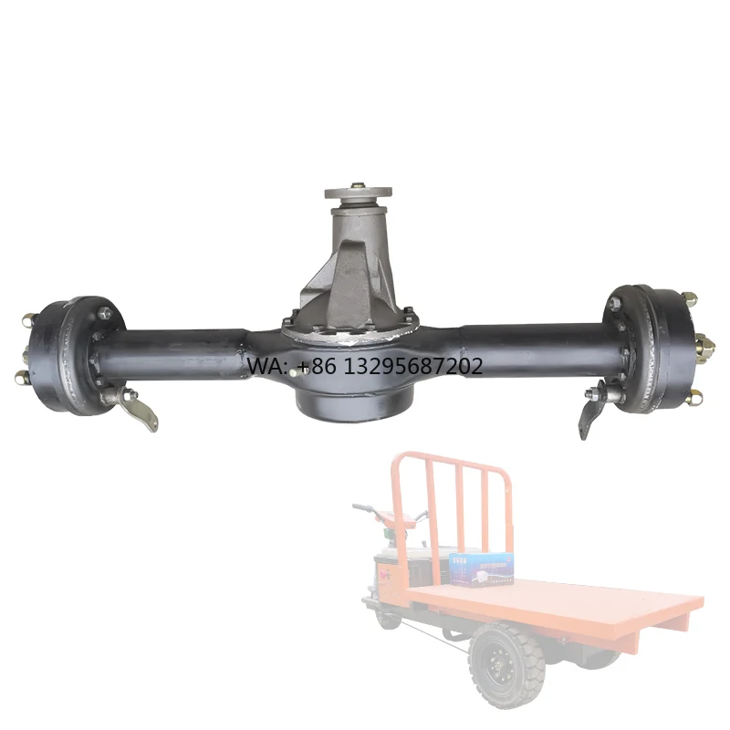 

Задняя ось для электрического трицикла 90 см, грузоподъемность 2 тонны, тормозной барабан 160 мм, механический дифференциал, передаточное число 9:40, низкоскоростные комплектующие