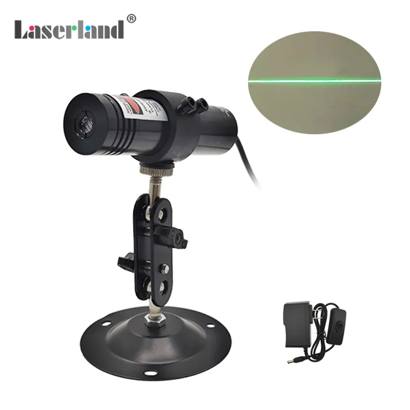 Water Resistant Anti-dust Green Laser Line Generator Projector Module Stone Woodwork Lumber Sawmill Cutting Alignment