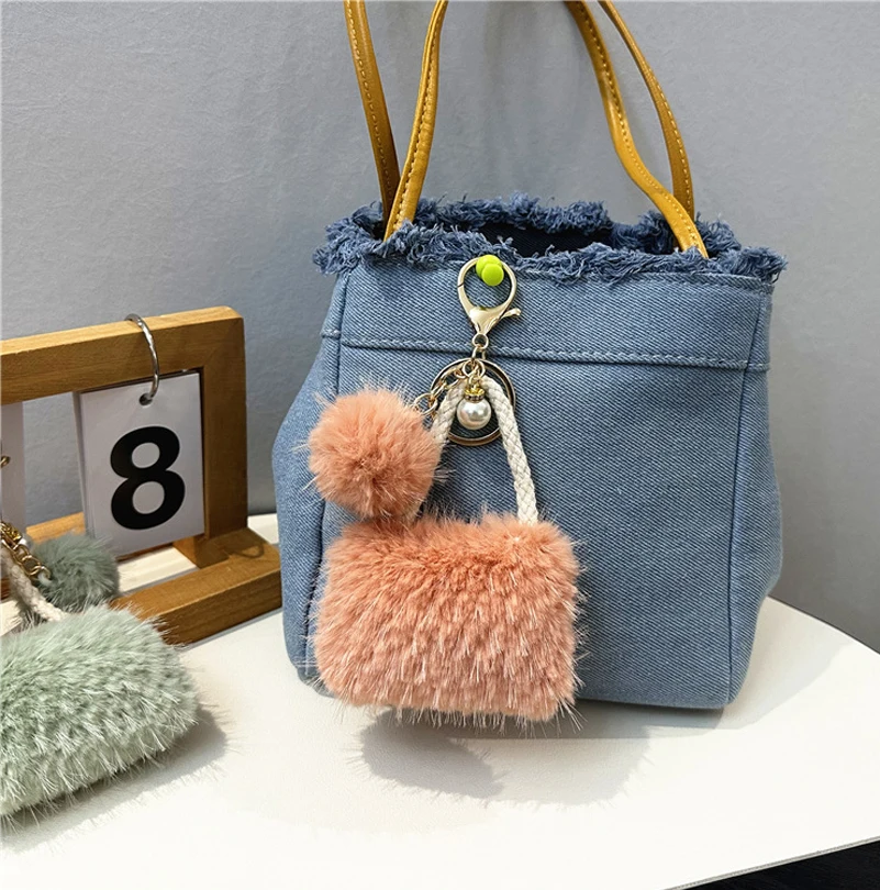 لطيف المفاتيح حقيبة ظهر أنيقة معلقة المفاتيح المرأة 2026 العصرية الاكسسوارات المفاتيح أفخم ل الزي الديكور على ظهره #1