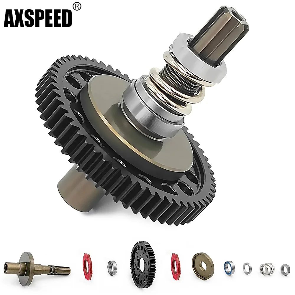 AXSPEED Slipper Gear Set Spur Pinion Clutch Kit For 1/10 Big Rock 3S Granite Senton Vorteks 4WD RC Car Upgrade Parts