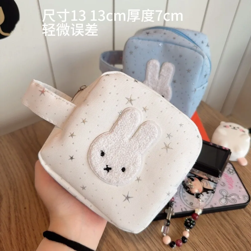 Miffy Kawaii Camera Storage Bag Convenient and Large Capacity Menstrual Towel Hand-held Storage Bag Cute Gift Toy