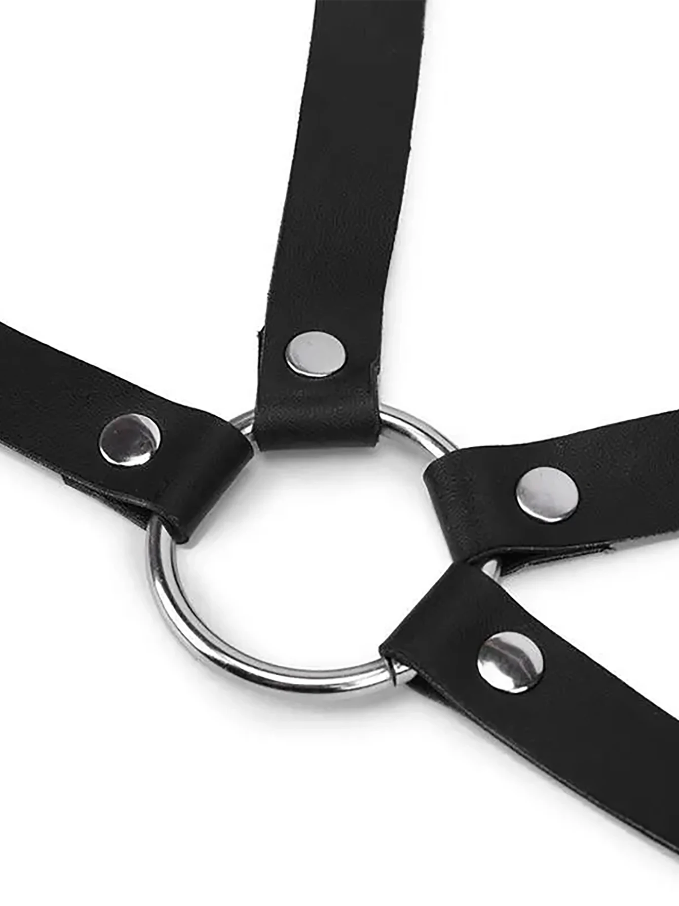 Women Leather Harness Belt Waist with Chain Gothic Punk Clothing Jewelry Accessorie Sexy Body AdjustableBelt