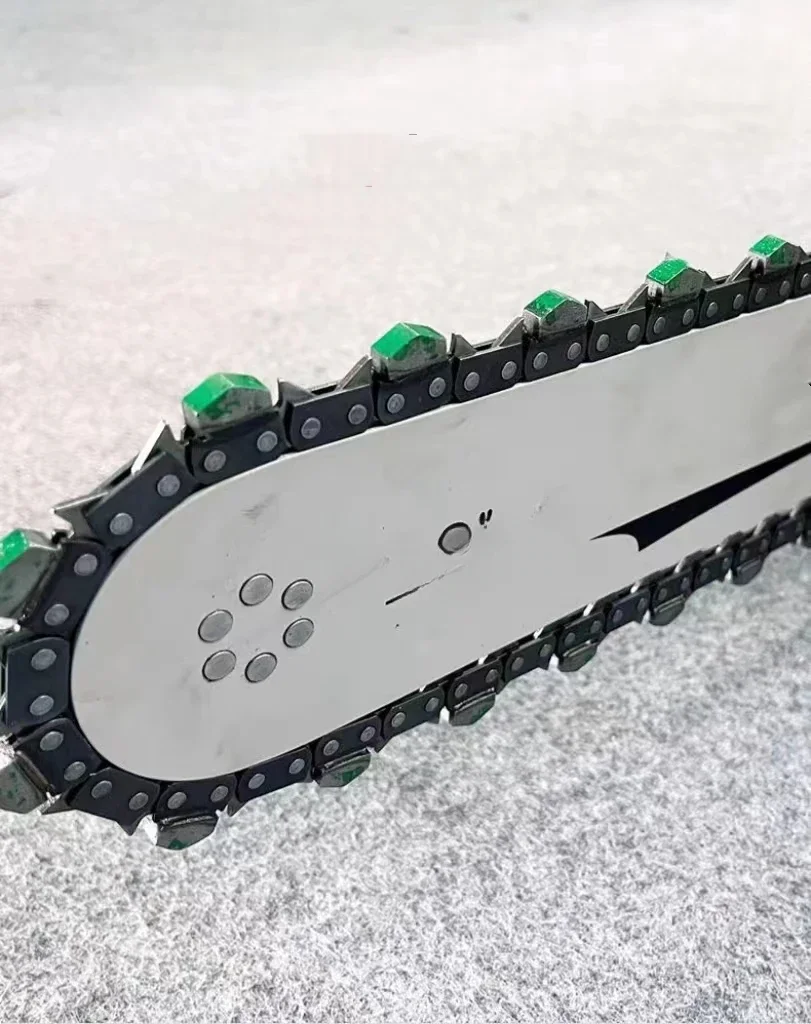 Catena diamantata resistente all\'usura per la costruzione sega a catena per calcestruzzo alimentata idraulica con nuovo motoriduttore della pompa