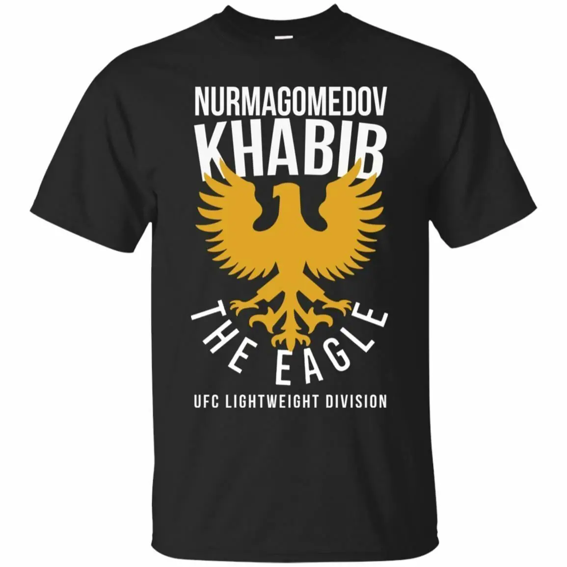 The Eagle Khabib Nurmagomedov. MMA Lightweight Champion Casual T-Shirt. Summer Cotton Short Sleeve O-Neck Mens T Shirt New S-3XL