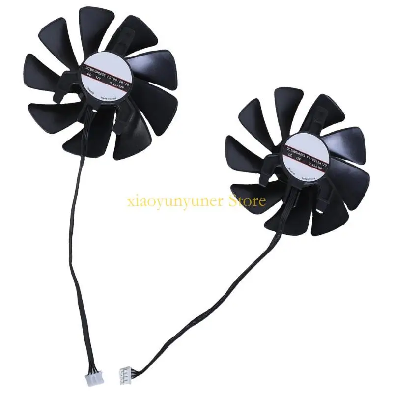 

95 мм для RX580 2048SP 8G D5 1630 FD10015M12D 4PIN 12V Вентилятор VGA FAN Card P9JB