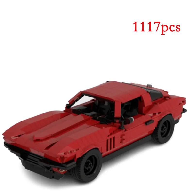 

Spot MOC-167932 small particle assembled building block car puzzle children's gift ornament toy decoration model