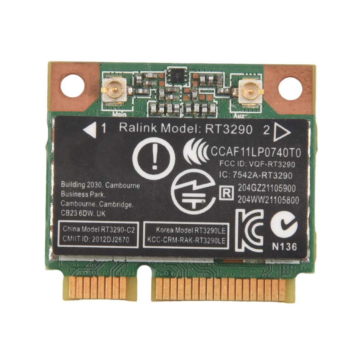 150Mbps 2.4Ghz RT3290 802.11B/G/N Wireless Wlan WIFI + Bluetooth BT 3.0 Half Mini PCI-E Card for HP CQ58 M4 M6 4445S