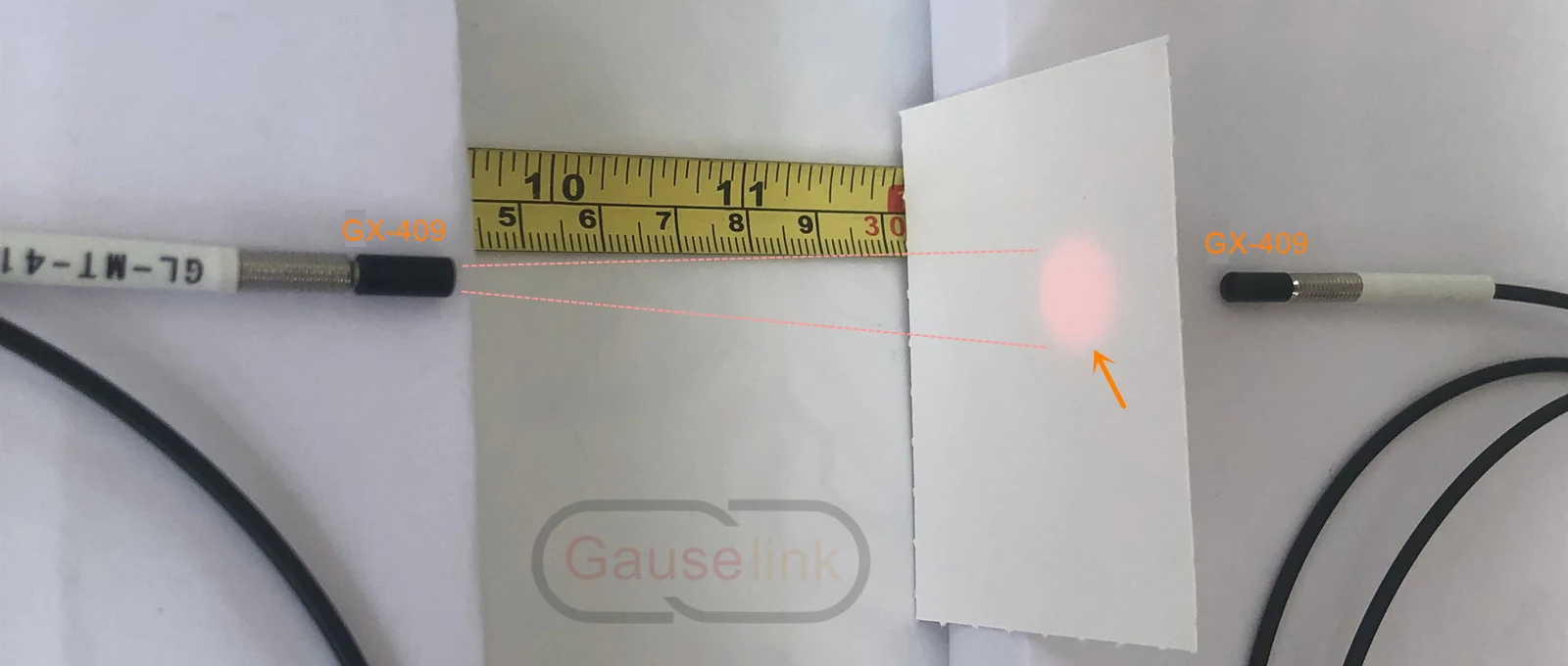 Optischer Fasersensor, Fokuslinse, Spiegel, optisch, M3, M4, M6, für diffuse reflektierende Durchgangsstrahl-Lichtschranke, Gauselink – Detail 27