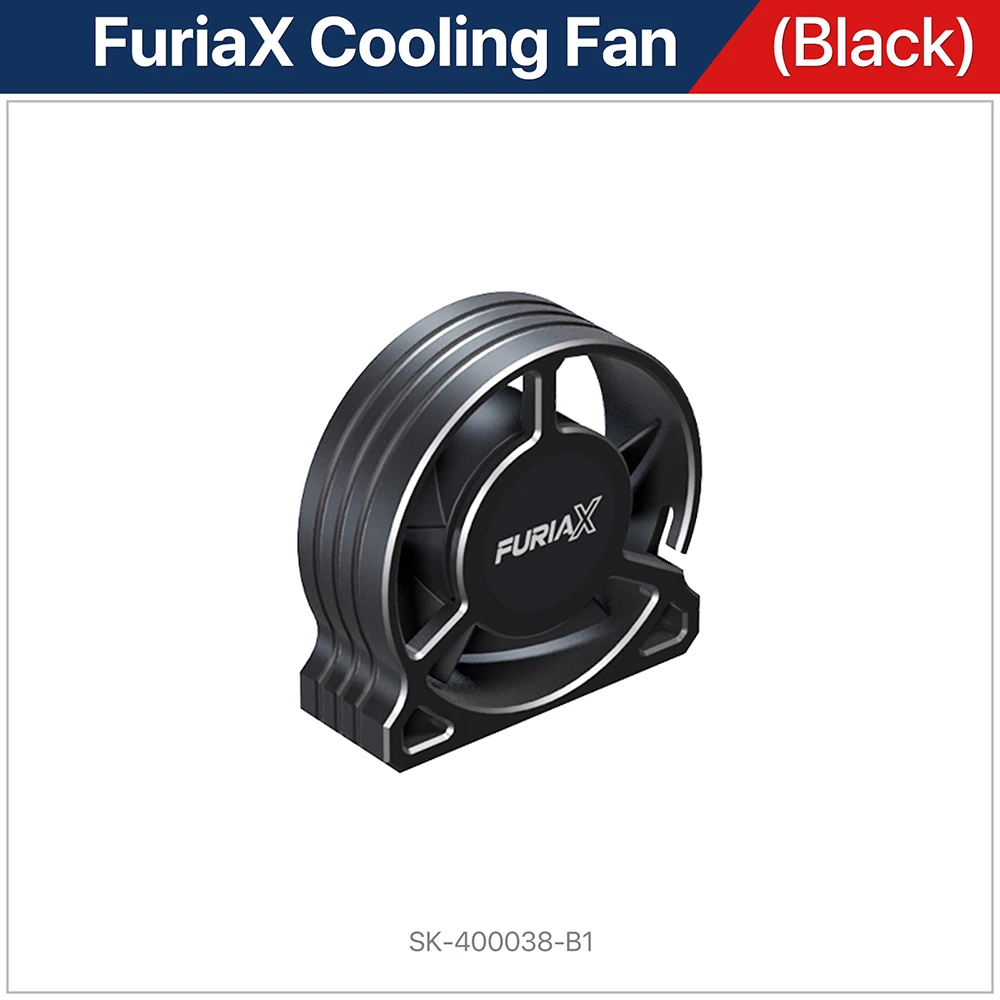 SKYRC Metall-Lüfter, 28000–30000 U/min, CNC-Aluminium, 8,4 V, FuriaX CoolSink Pro Lüfter-Set für 1/10 3650 Motoren, ferngesteuertes Auto