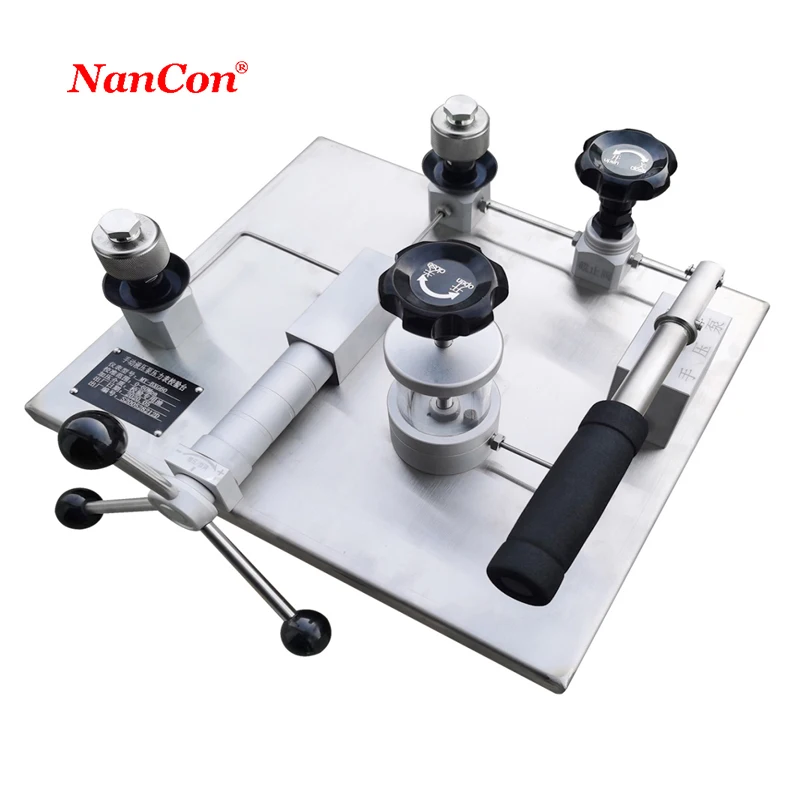 0 ~ 70Mpa Hydraulic Desktop Pressure Calibrator for Pressure Gauge Calibration