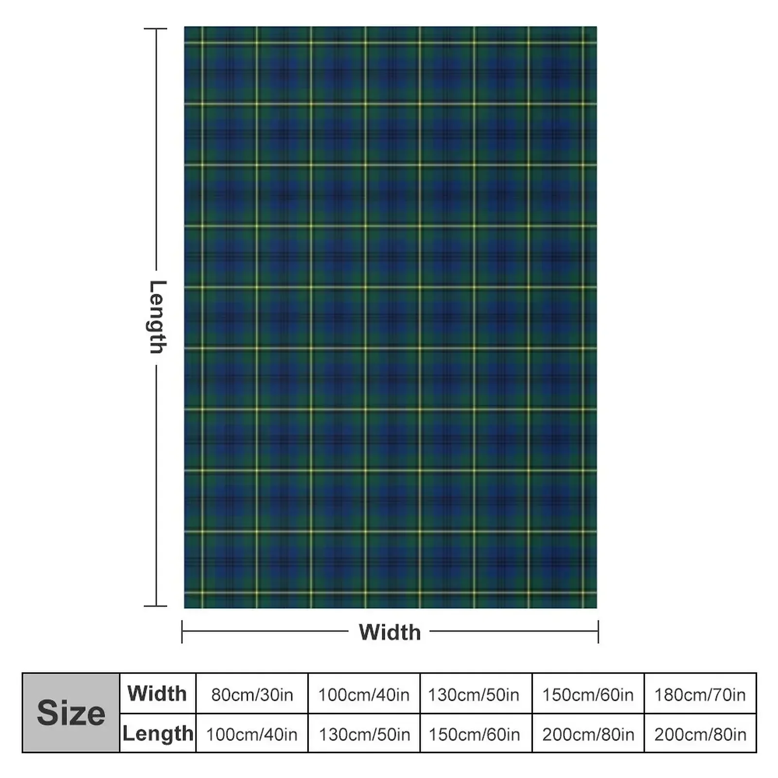 Clan Johnstone Tartan Throw Blanket Thermal Decorative Sofa Hair Blankets