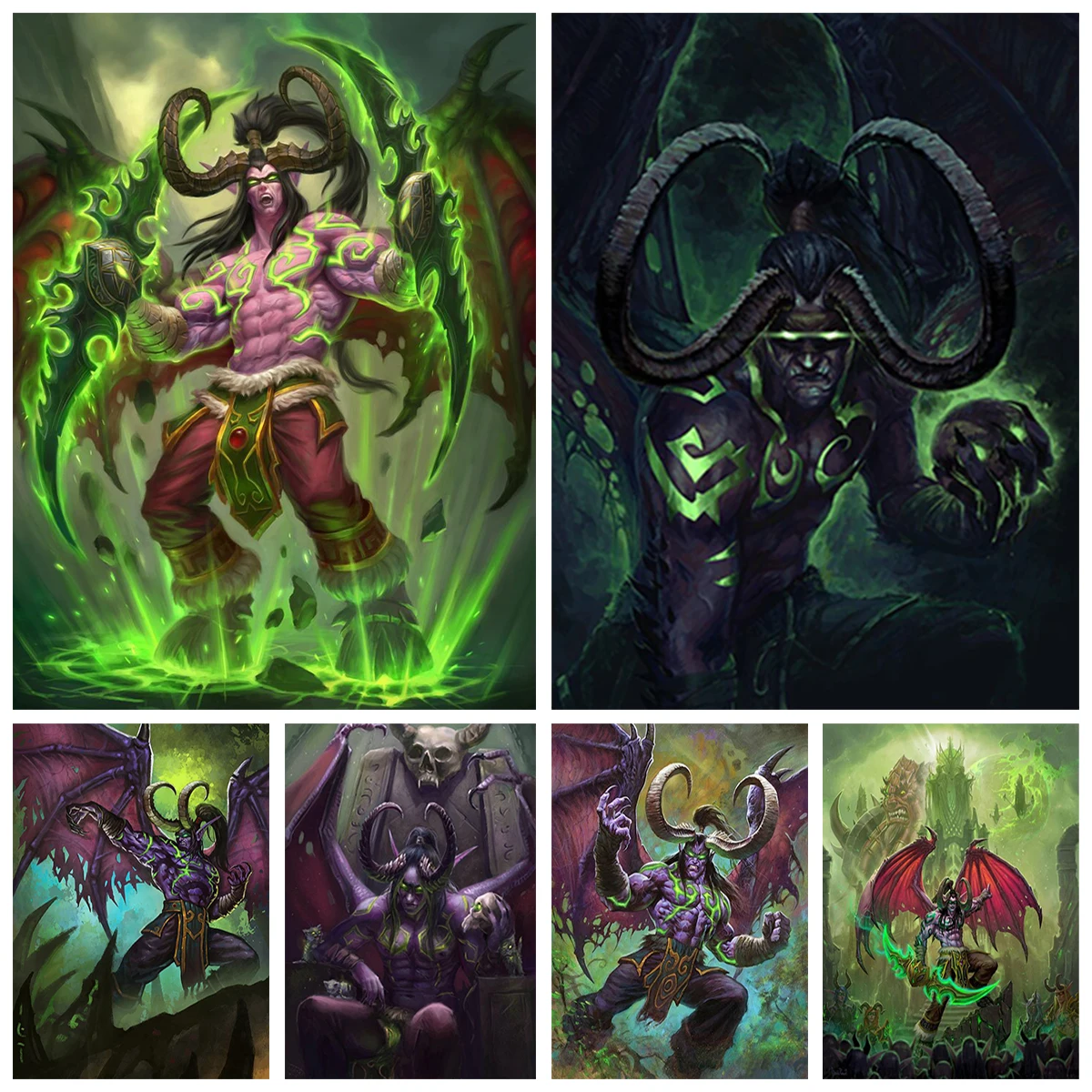 

Для Illidan Stormrage комплект алмазной живописи «Охотник на демонов» настенная роспись «сделай сам» Алмазная вышивка искусство подарки для мальчиков креативный домашний декор