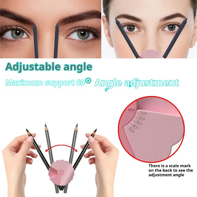 سيليكون الحاجب الوشم الاستنسل Microblading التوازن تحديد المواقع الوشم قياس قالب العين الحاجب أدوات ماكياج دائم #4