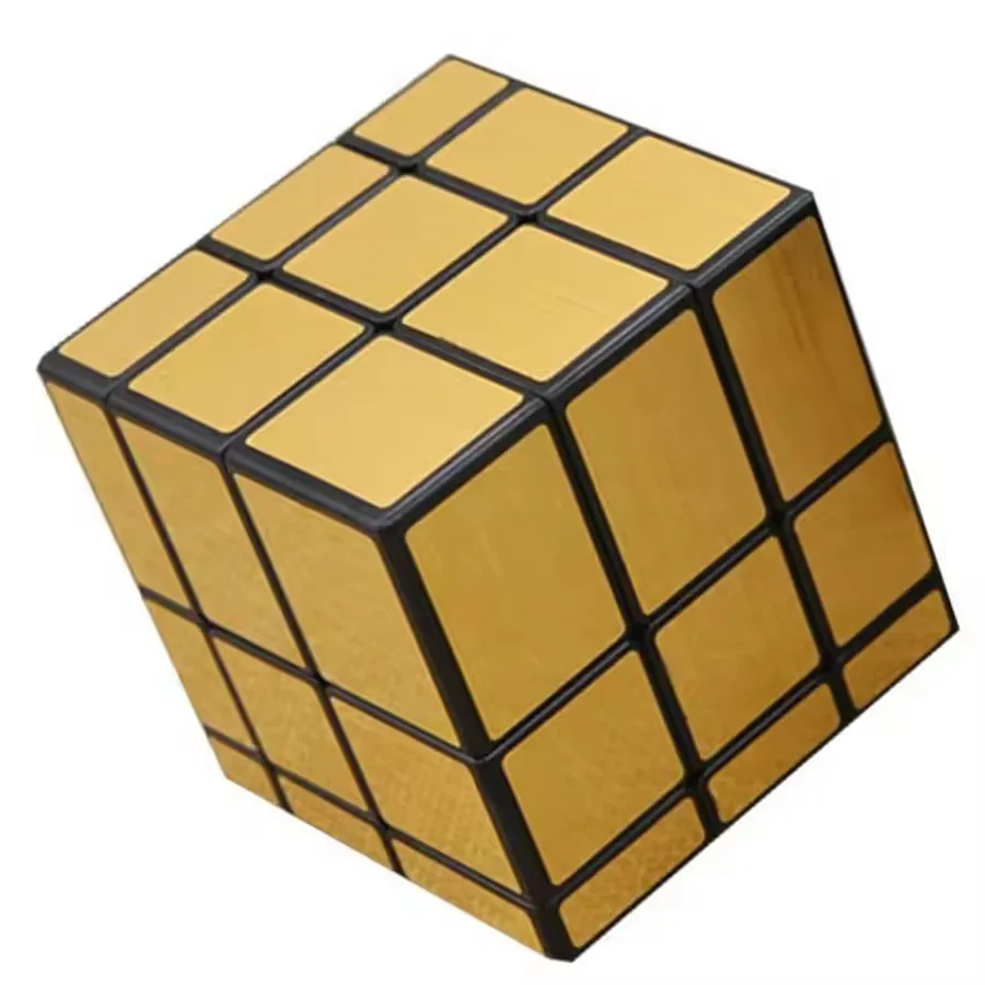 QIYI Cubo de espejo 3x3x3 pegatina Cubo mágico Cubos de rompecabezas de velocidad profesional juguetes educativos para niños espejo 3x3 Cubo mágico