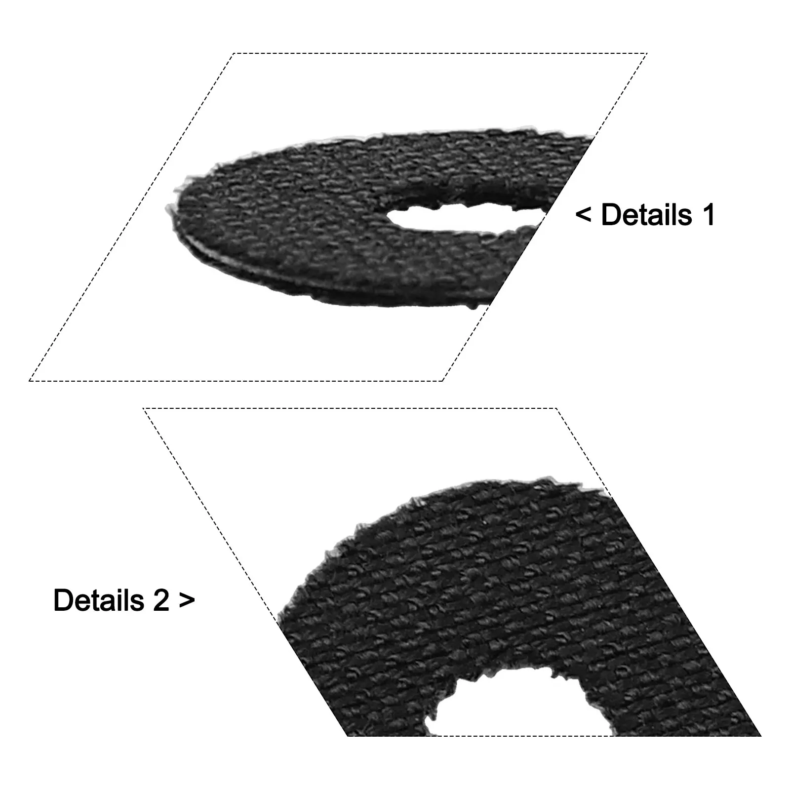 Accessori per rondelle di pastiglie freno per mulinello da pesca con rondella in fibra di carbonio da 1 mm per parti di mulinelli da pesca a tamburo