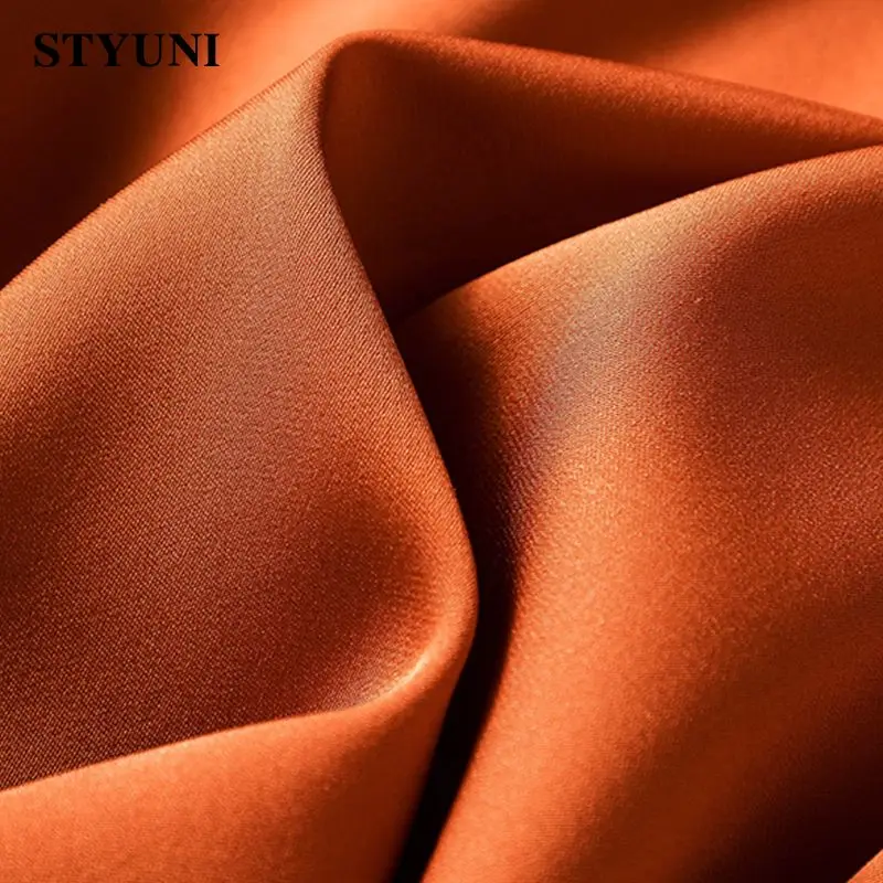 Orange Casual Turn-Down Collar Single Breasted Long Sleeve Women\'s Blouse Shirt Korean Fashion Female Clothing Tops Autumn 2023