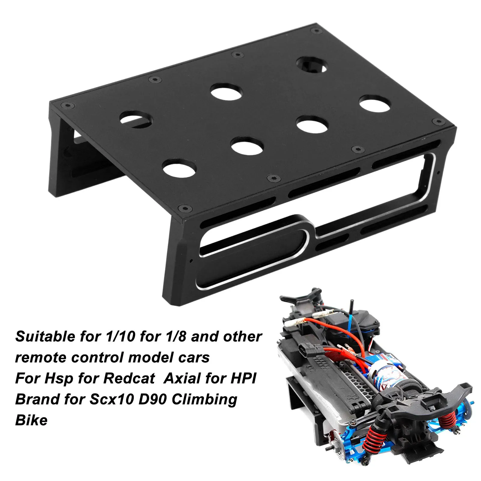 RC Car Stand for 1/10 RC Car Work Stand Wear Resistant Aluminum Alloy RC Car Repair Workstation for 1/8 for 1/10 RC Truck Scales