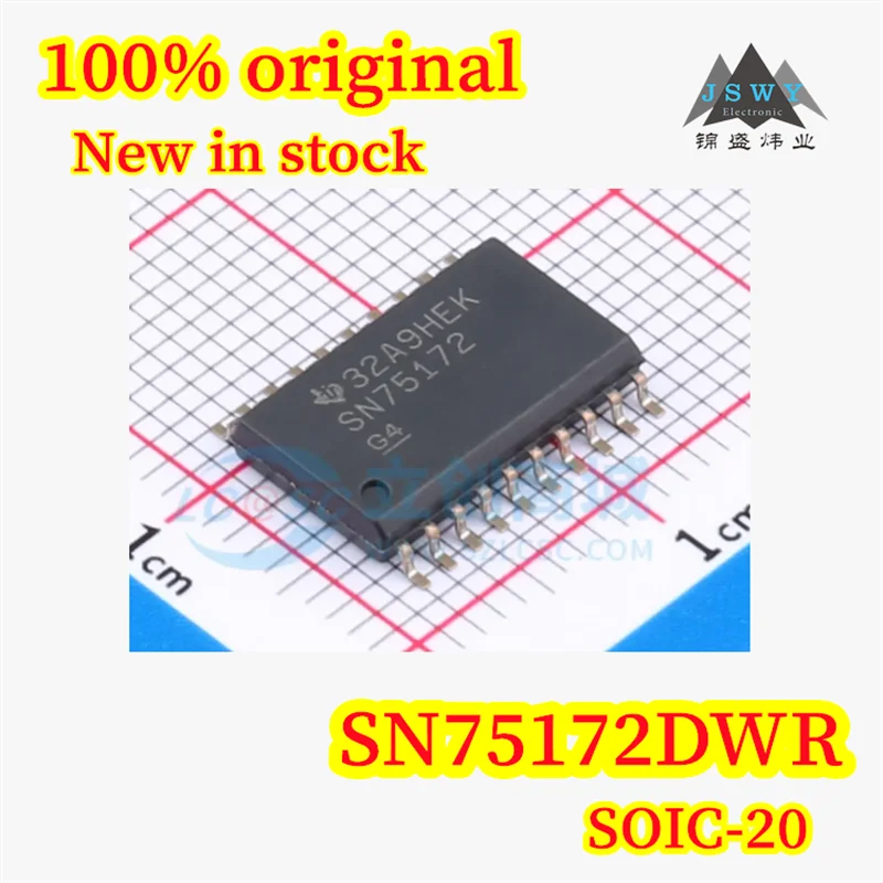 

(5/20PCS) SN75172DWR SN75172 SOP20 100% in stock Quad-channel Differential Line Driver IC Brand new and original