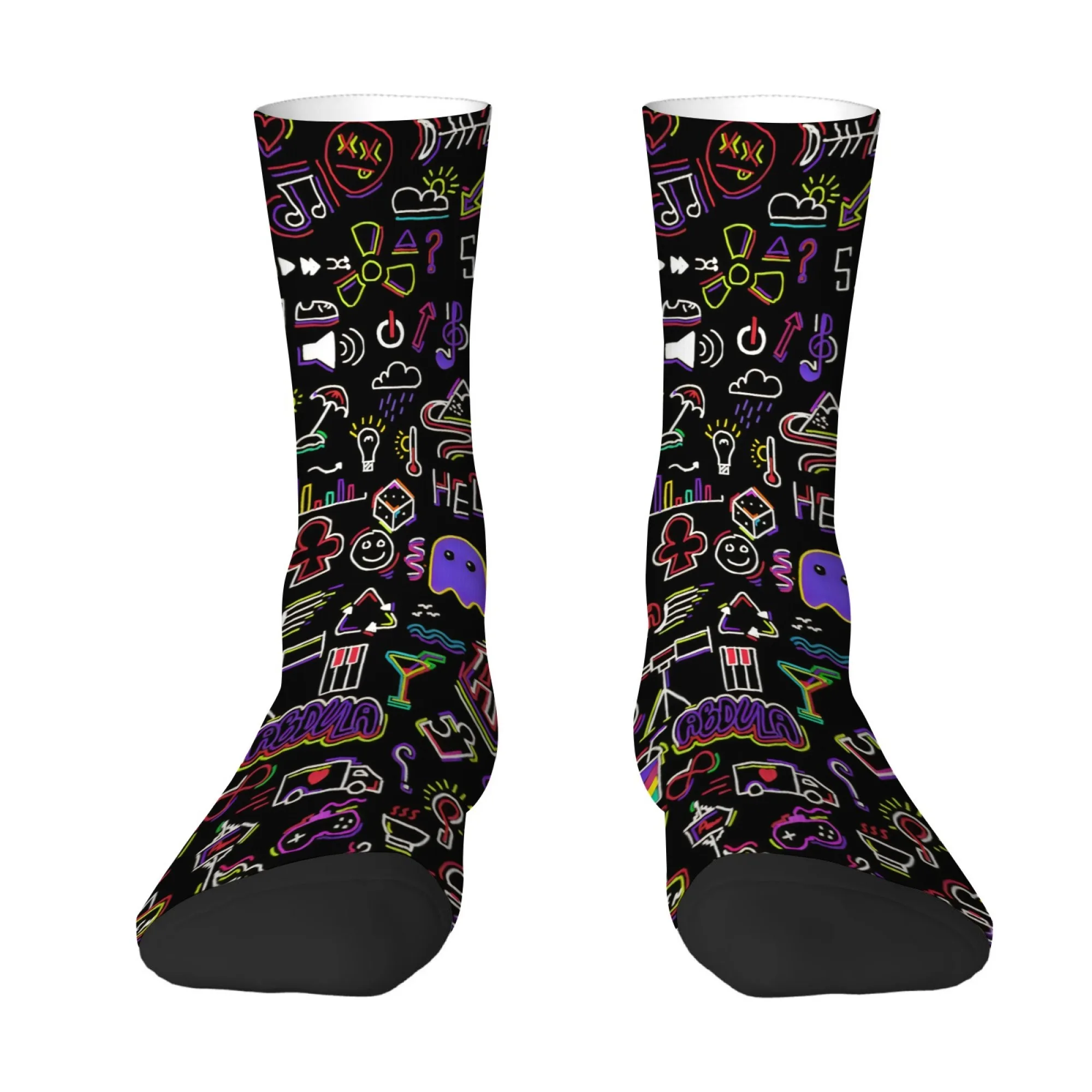 

Stylish and Fun Colorful Printed Men's Socks Breathable and Non-slip Socks Street Outdoor Fashion Funny Cheerful Great Gift