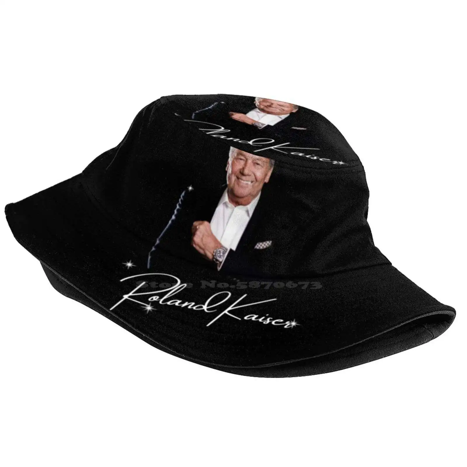 Roland Kaiser - Roland Kaiser Festival- Roland Kaiser Merch- ,Ich Brauche Keine Therapie Ich Muss Nur Horen Sun Cap Fisherman