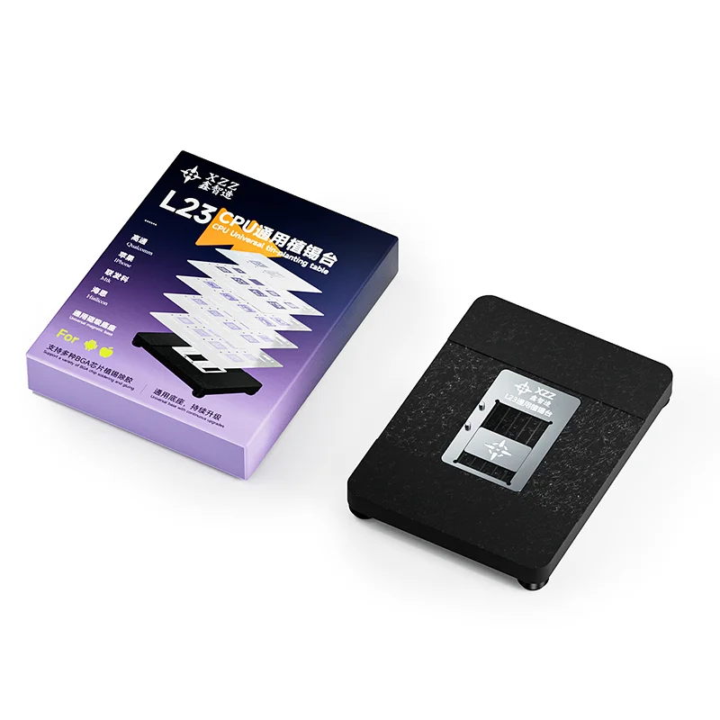 XZZ-L23-CPU Reballing Stencil Plataforma para iPhone, CPU