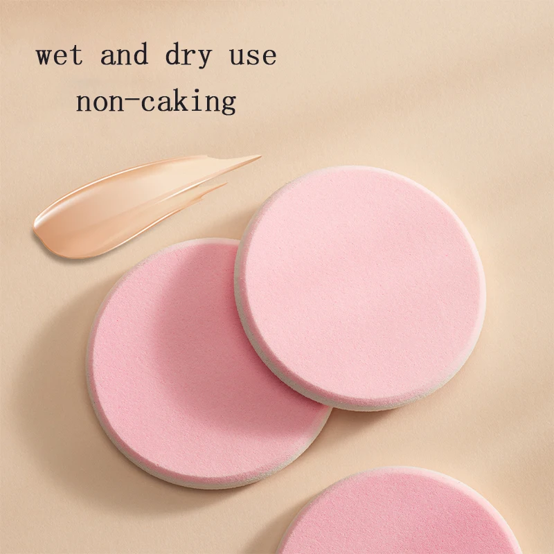 4pcs New super thick cosmetics large size concealer foundation make-up latex pad wet dry facial beauty makeup tool