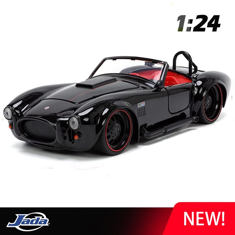 1:24 Ford Shelby Cobra 427 S/C 1965 Toy Alloy Car Diecasts & Toy Vehicles Car Model Miniature Scale Model Car Toys