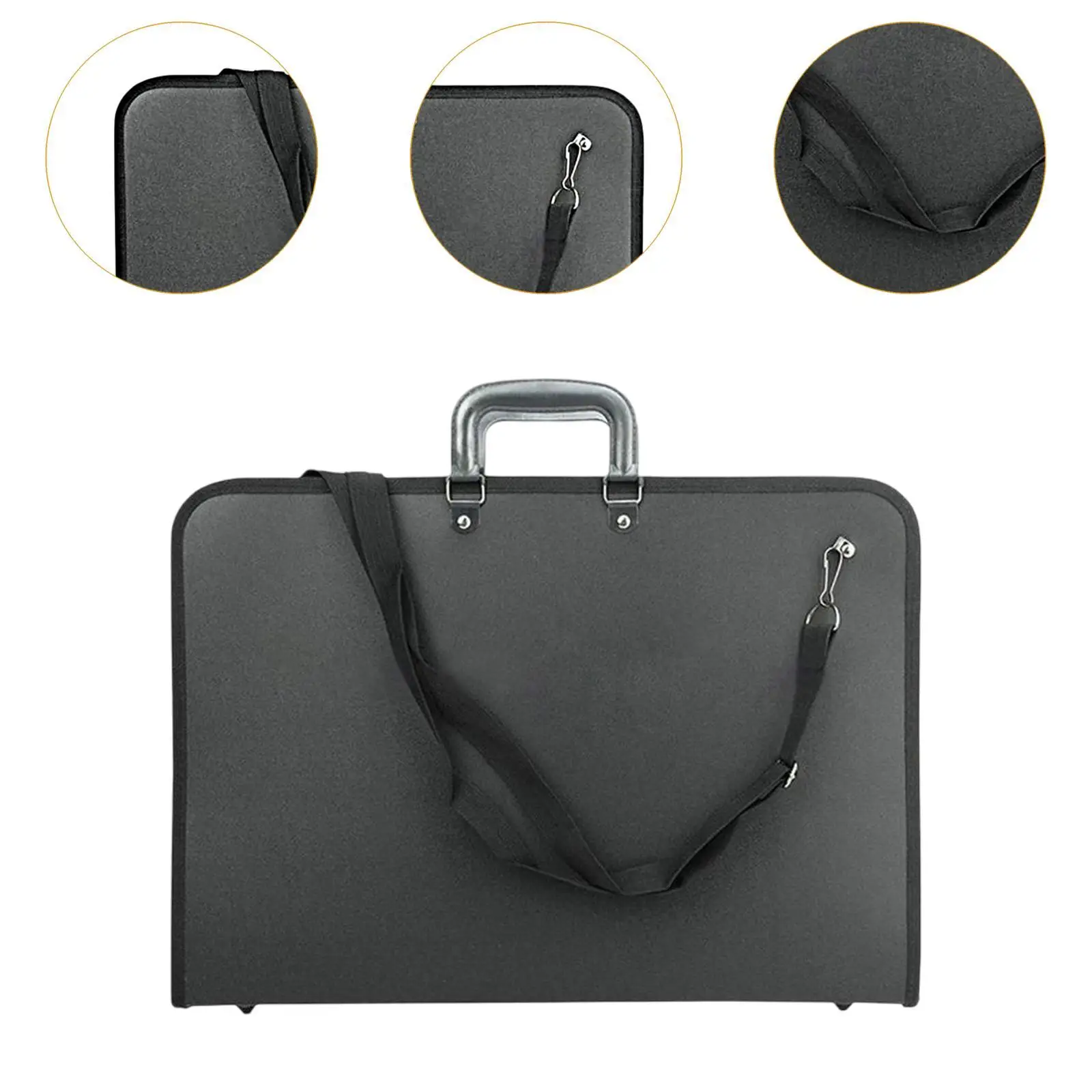 Art Portfolio Bag with Shoulder Strap Comfortable Art Portfolio Tote Bag for Photography Outdoor Artist Work Sketching Drawing