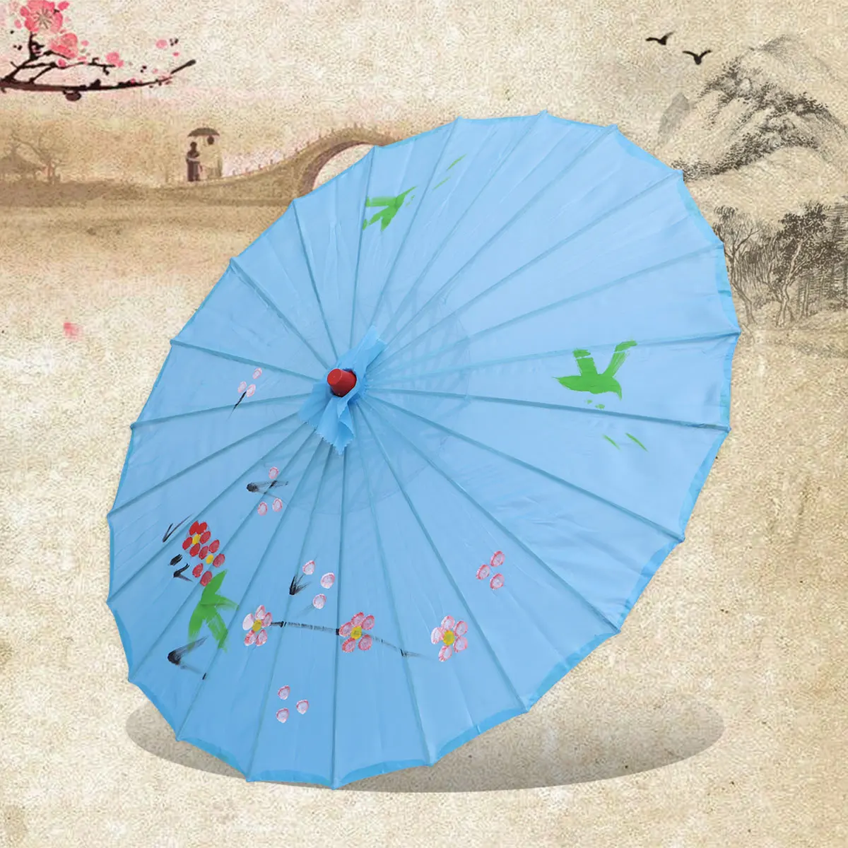

Style Classical Flower Umbrella Decoration Decorative Umbrellas for Party Summer