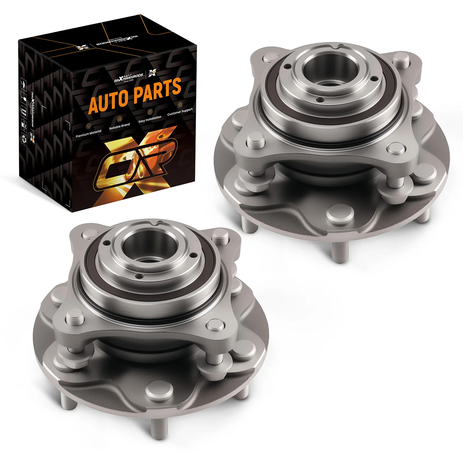 2pcs Front Wheel Hub Assembly for Toyota 4Runner/Tacoma 2003-2019 BR930980