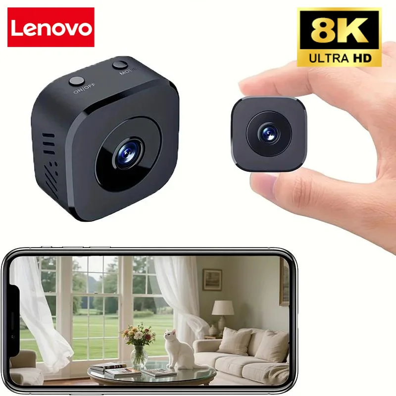 Lenovo A9 Mini-Kamera 1080P WiFi Original Überwachungs-Sicherheitskamera mit Bewegungserkennung Nachtsicht Drahtlose Überwachungskameras